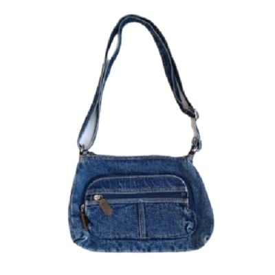 Vintage Inspired Denim Handbag