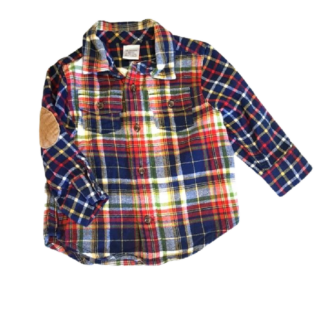 Gymboree Flannel Shirt (Size 12-18M)
