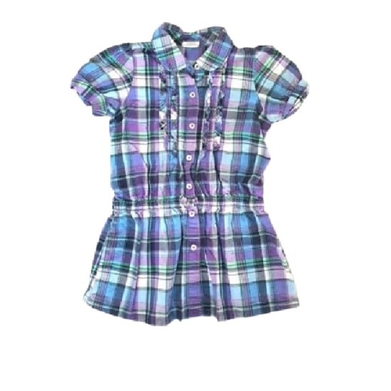 Healthtex Plaid Shirt/Dress (Size 5T)