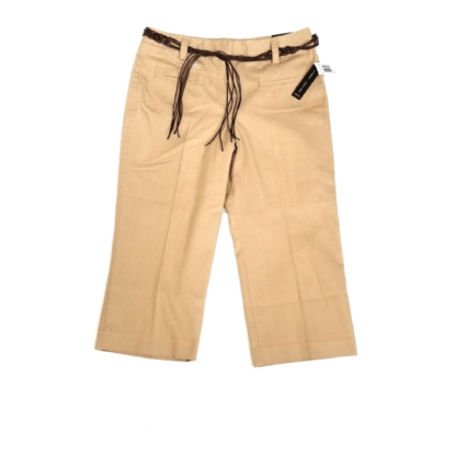 Larry Levine Belted Pants (Size 8)