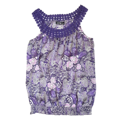 Apt 9 Sleeveless Floral Top (Size S)