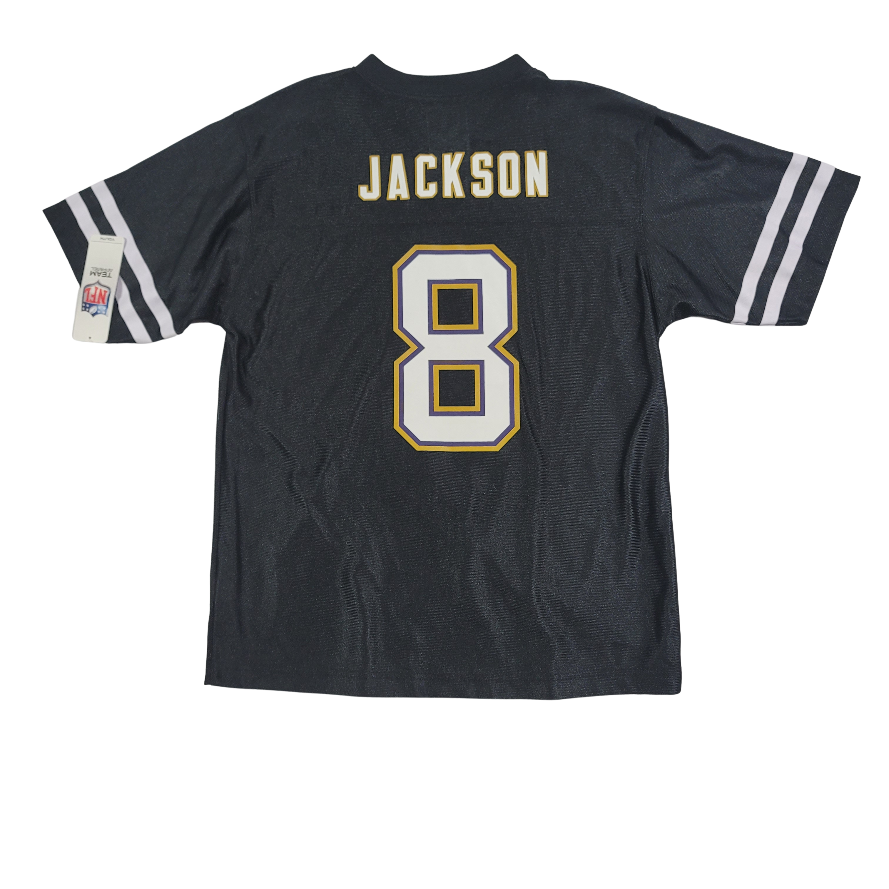lamar jackson black and gold jersey