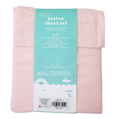Pillowfort Twin Sheet Set - Pink