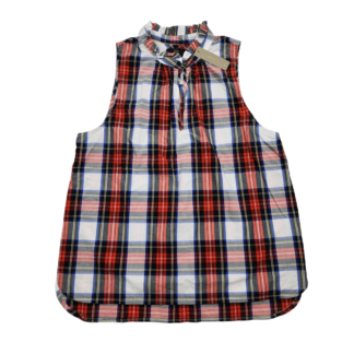 J. Crew Plaid Top (Size 10)