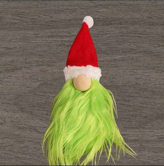 Grinch Gnome Christmas Ornament